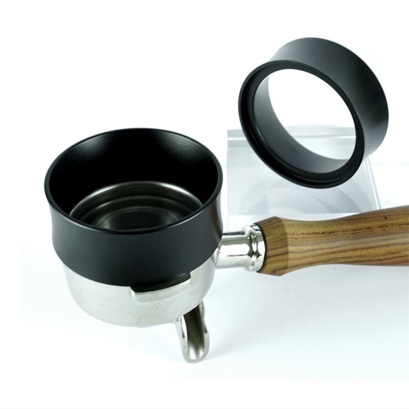 58mm Coffee Powder Receiving Dosing Ring Aluminum Alloy Loop For Expobar Gaggia Coffee Machines Funnel Accessories Barista Tools