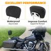 Motorcycle Chrome Detachable Passenger Backrest Rear Sissy Bar For Harley Touring Street Glide Road King Glide 2009-2023