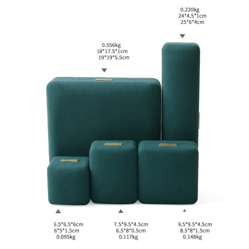 Yantong Luxury PU Leather Jewelry Box Premium Ring Case Velvet Insert Necklace Bracelet Storage Organizer Gift Packaging Custom
