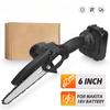 1200W 6 Inch Cordless ChainSaw Pruning Electric Saw Garden Tree Logging Trimming Saw Power Tool Gardening