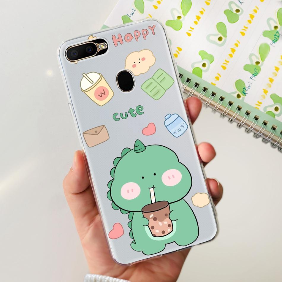 For OPPO A5S Case Cute Pattern Soft Silicone TPU Cover Cases For Oppo A5Ss AX5s A 5S CPH1909 CPH1920 CPH1912 Phone Shell Bumper