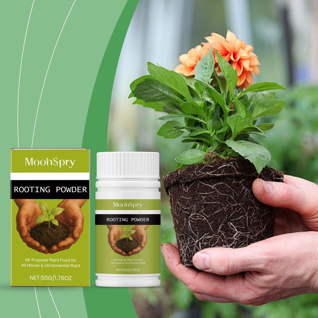 MOONSPRY Universal Plant Rooting Powder - Gentle, Long-Lasting Nutrition for Robust Growth