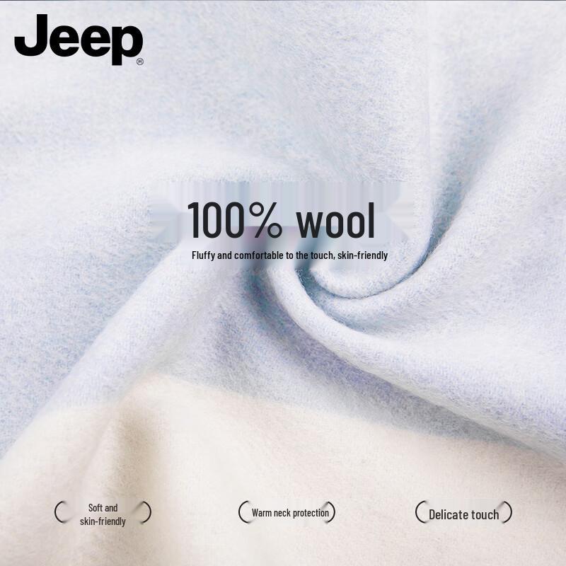 JEEP Women's 100% Wool Autumn/Winter Shawl