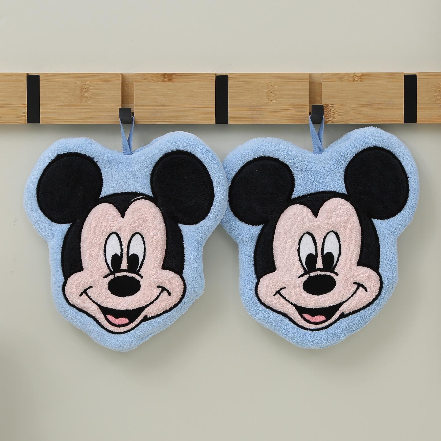 

Cartoon Coral Fleece Hand Towel with Mickey, Minnie & Donald Designs - Absorbent, Quick-Drying for Kitchen Use