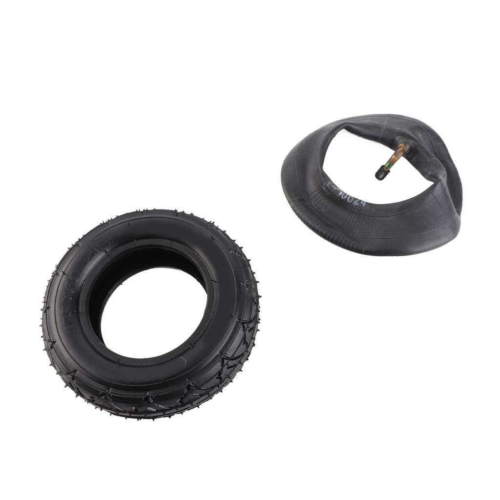175x50 Electric Scooter Tire Set 7in Rubber Wheel Tyre Strong Grip Anti Slip Easy Installation Electric Scooter Parts