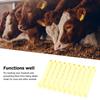 100Pcs Durable Livestock Ear Tags Yellow Animal Ear Tags Perfect Ear Tags  Pig