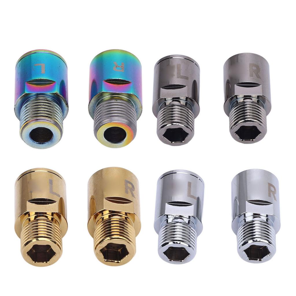 2Pcs Bike Pedal Extension Shaft Ti Alloy Protective Effortless Use Reduce Friction Bike Pedal Extend