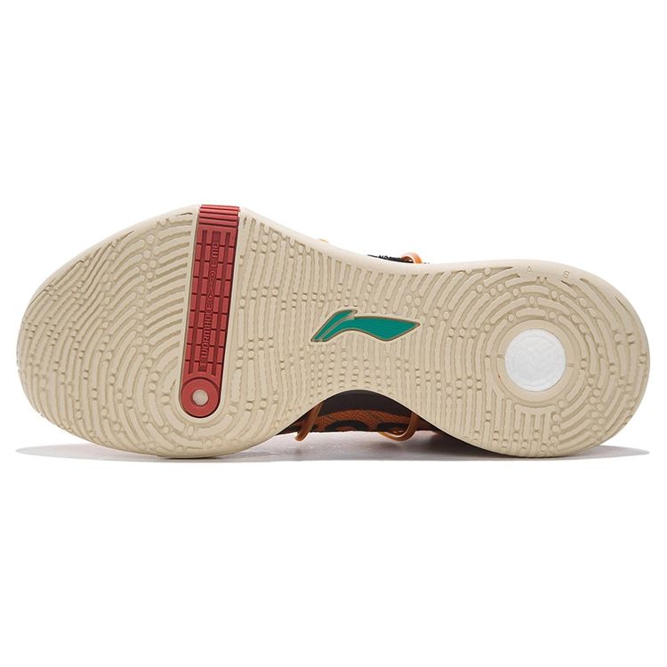 Li Ning Disney X  Flash 8 Premium Tigger Low Top Basketball Shoes Men sneakers Jam-Orange ABAS005-2