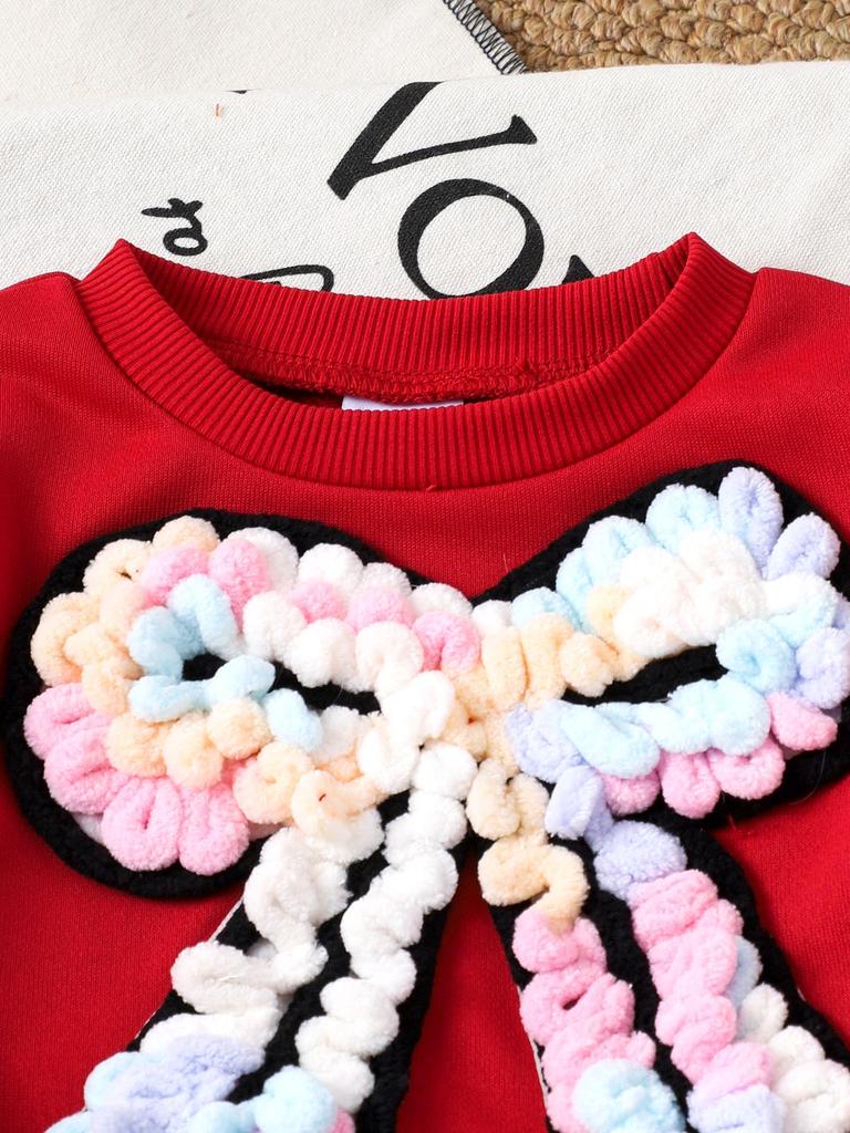 Evropská a Americká vínově červená mikina s dlouhým rukávem a tepláková souprava pro dívky