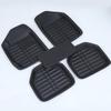 Universal RHD Car Floor Mats: Full Surround Silk Ring Embossed Leather