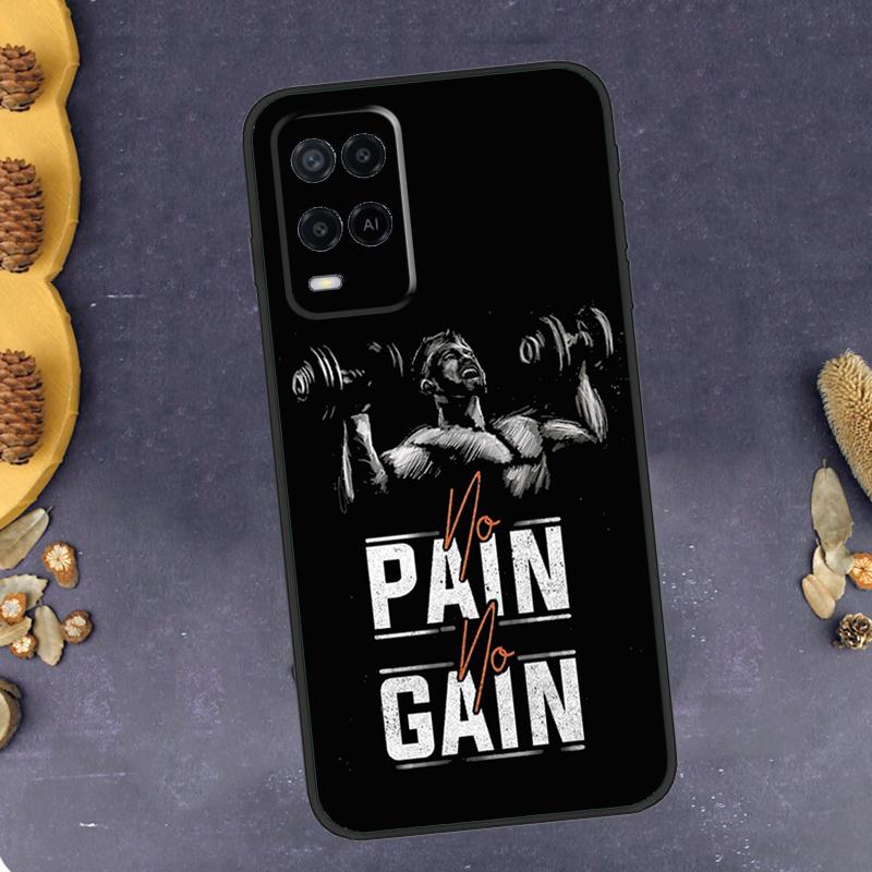 Workout Motivation Fitness Gym Phone Case For Oppo A79 A18 A38 A58 A78 A98 A17 A40 A60 A80 A16 A76 A96 A15 A74 A94 A54 A77