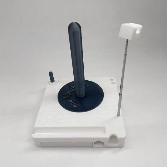 Multi-Functional Yarn Holder Spinner with Phone Stand Detachable Yarn Spool Organizer Box Portable Crochet Caddy for Knitting Lovers Crocheter