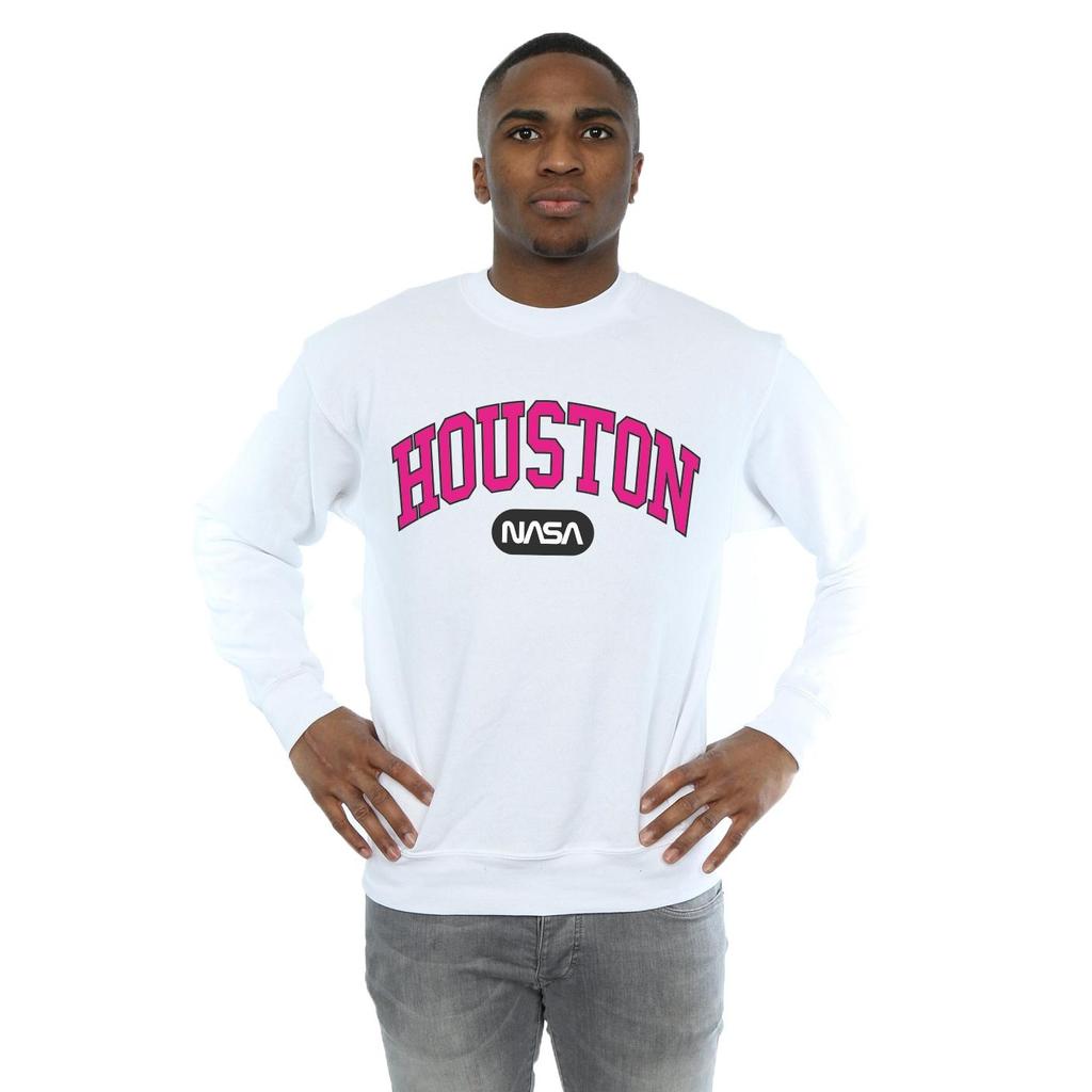 NASA Mens Houston Collegiate Sweatshirt
