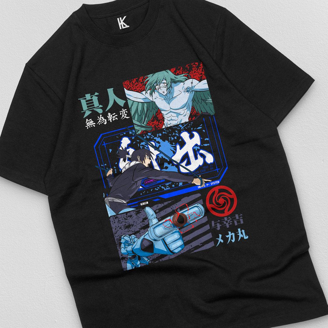 

Mechamaru Vs Mahito Jujutsu Kaisen Anime Unisex T-shirts for Anime Lover Cotton All Size 5XL