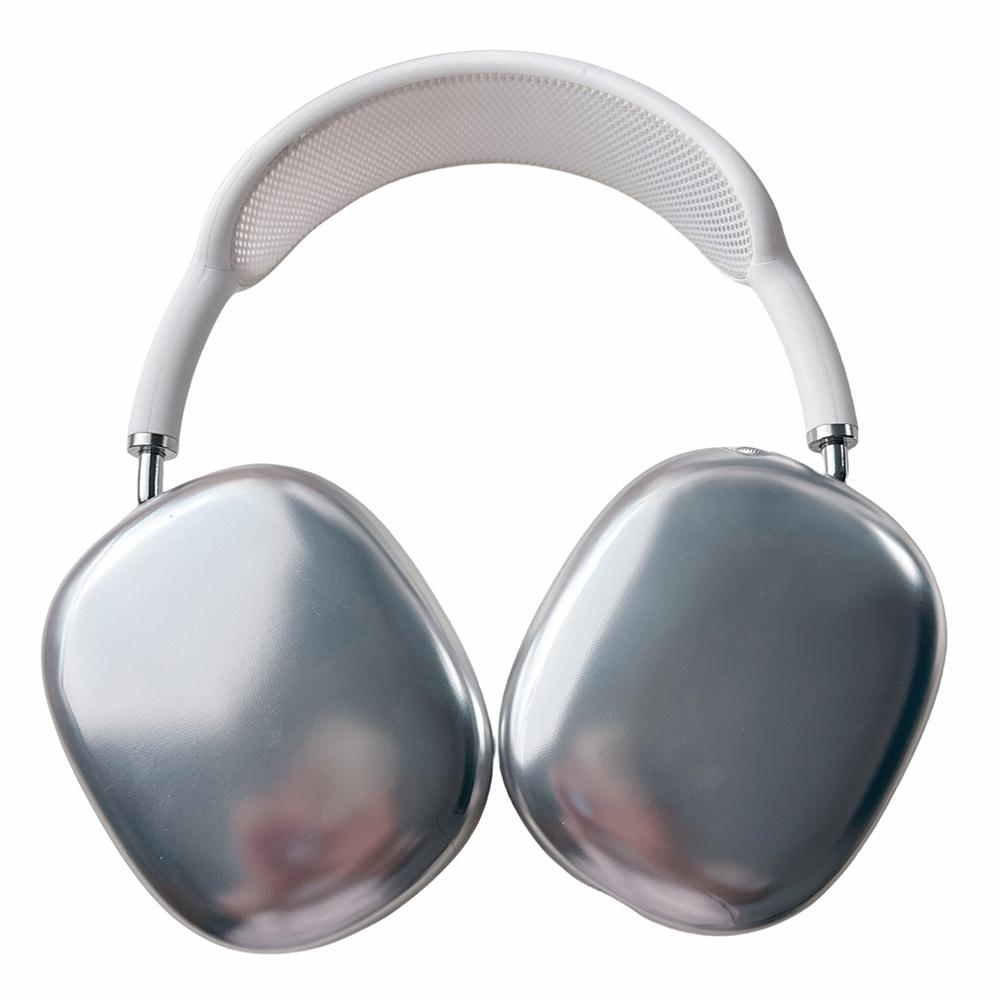 

For AirPods Max 2024 (USB-C)/Max 1 Pair Electroplating TPU Earmuff Shell Headphone Protective Cover