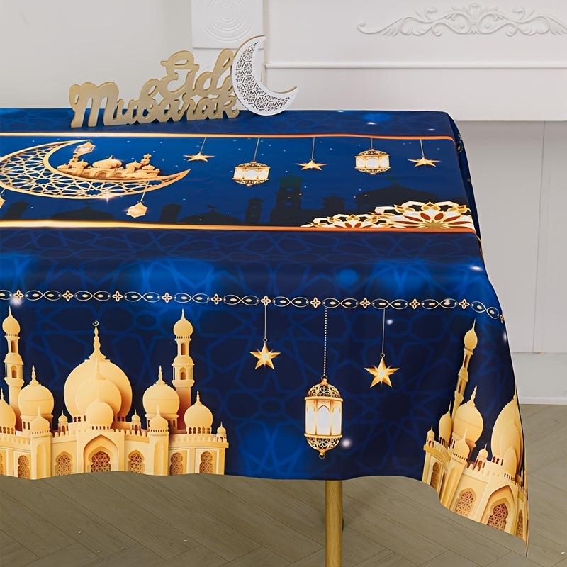 Temu Middle East Moon Festival Tablecloth Zhai Party Decoration Light Luxury Premium Sense Free Labeling Jit