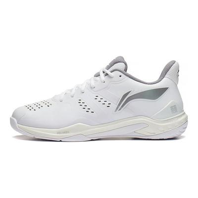 Scarpe da Badminton Li Ning Yun Ting Ammortizzate Traspiranti Basse Unisex Bianche AYAS028-2