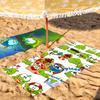 Spiel O-Om Nom-Stories Frosch Niedlich Handtuch Weich Pool Geschenk Für Reise Fitnessstudio Dusche Camping Schnelltrocknend Sport Große Strandhandtücher