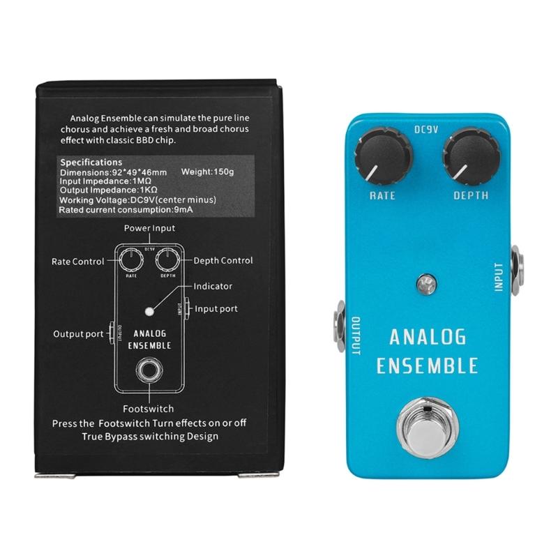 Aluminum Alloy Overdrive Effects Pedal Featuring Sound and User Friendly Interface Musical Instrument Accessories