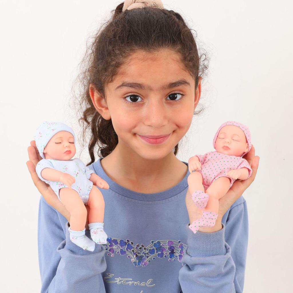 Mini Realistic Silicone Reborn Doll – Children's Soft Body Girl Figure Gift
