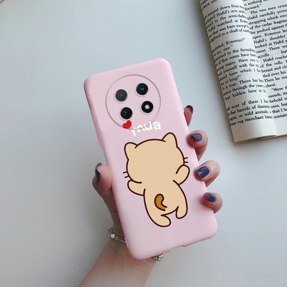 For Huawei Nova Y91 Case 2023 Cute Cat Cartoon Funda Soft Silicone Back Cover For Huawei NovaY91 Y 91 STG-LX1 STG-LX2 Phone Case