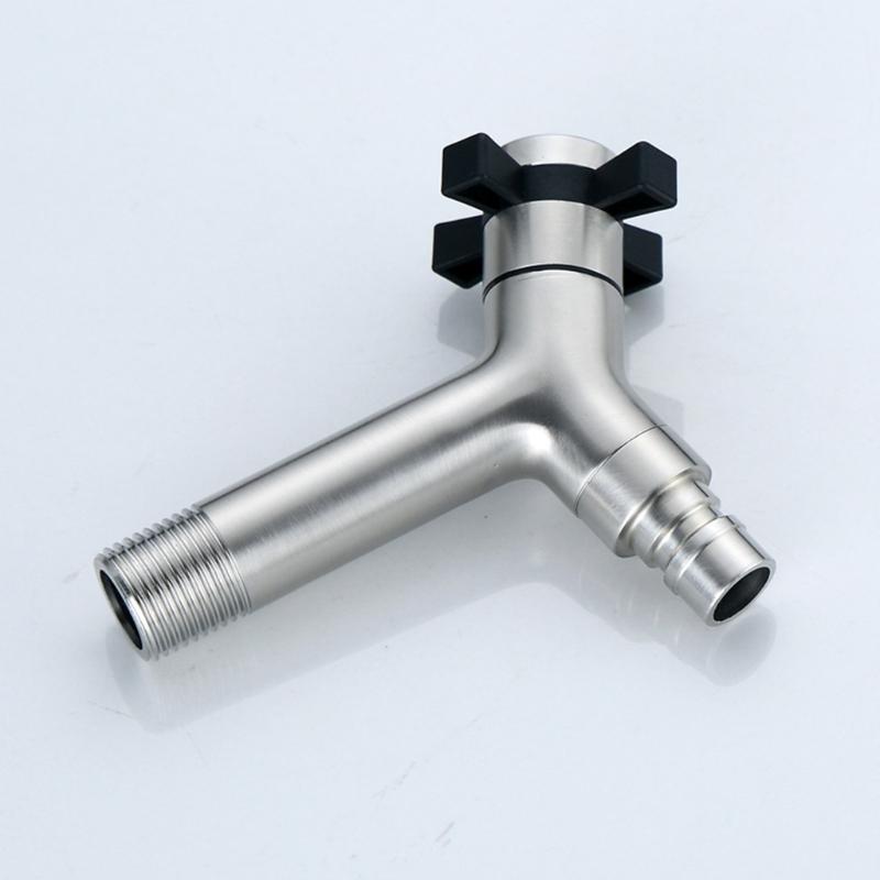 Strong Steel Laundry Faucet Quick Connection Valves Easy Setups Modern Styles Fast Open Valves for Washing Machine