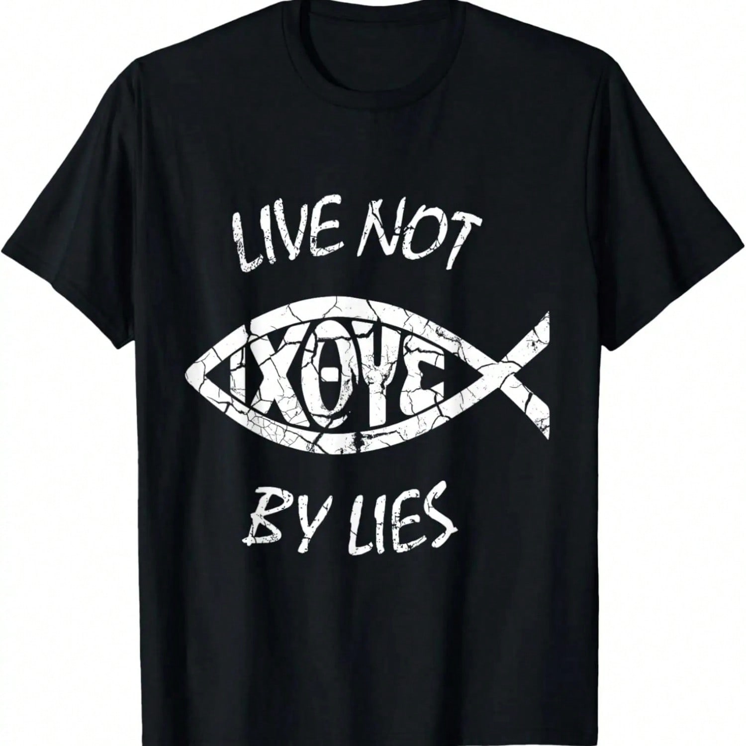 Live Not By Lies Graphic  Ideas T-Shirt S разноцветный