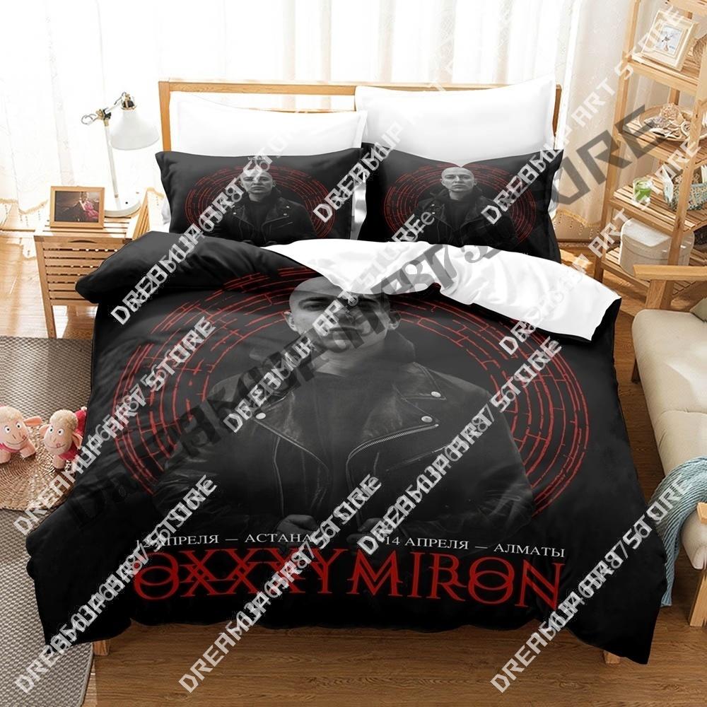 3D Print Oxxxymiron Bedding Set Boys Girl Twin Queen King Size Duvet Cover Pillowcase Bed boys Adult Home Textiles