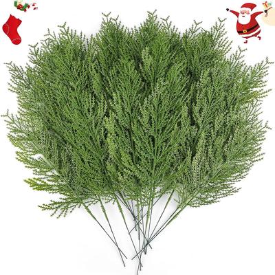 Yapay Çam Selvi Dalları Dalları Çelenk Kendin Yap Çelenk Sahte Sedir Spreyi Sedir Dal Sapları Noel Ağacı Düğün Süslemeleri