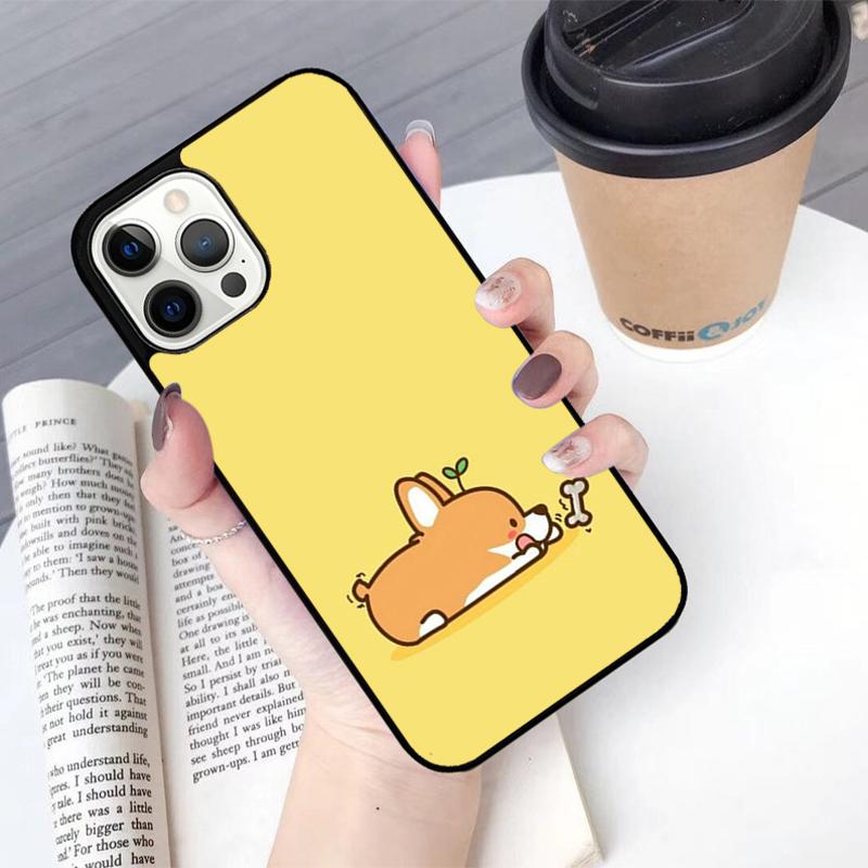Cute Corgi Sexy Cartoon Dog Ass Phone Case For iPhone 17 Air 13 12 14 15 16  Cover For Apple Pro Max Plus SE Coque