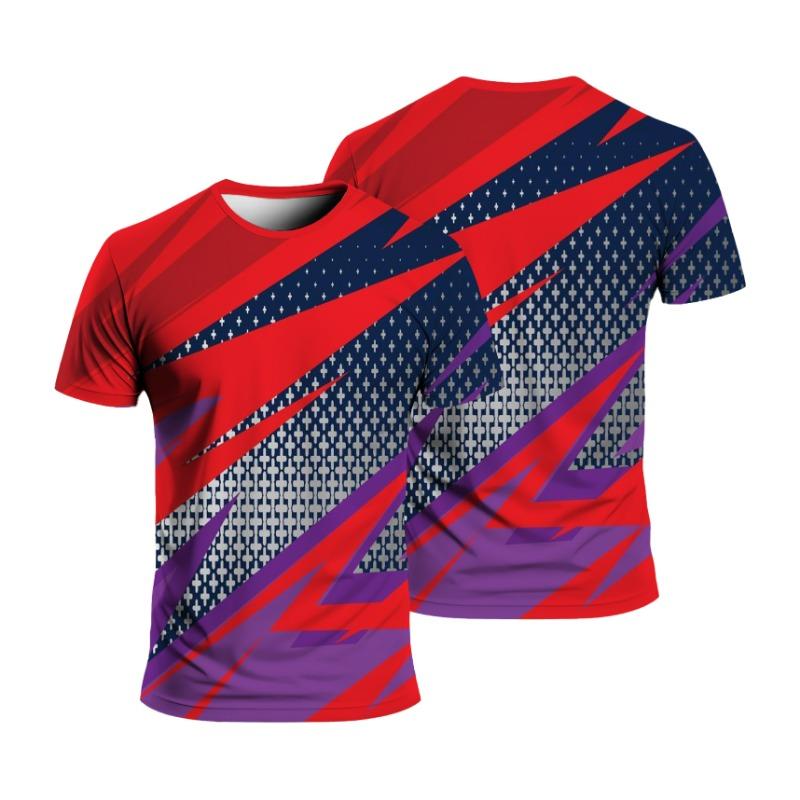 Badminton Tennis Outdoor Sports Fashion Men Women's Leisure Indoor Training Loose  Quick Drying Short Sleeved Round Neck T-shirt