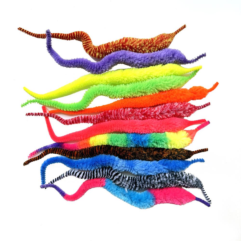 

Colorful Caterpillar and Seahorse Cat Teasing Toy for Boredom Relief