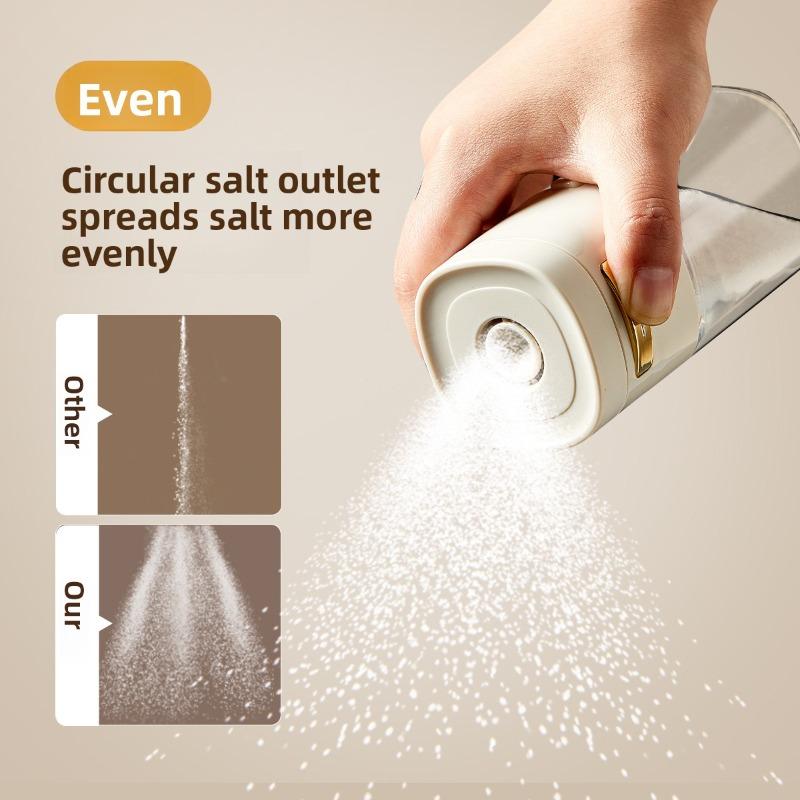 Quantitative Salt Jar, Seasoning Bottle, Household Kitchen Salt Sprinkling Jar, Seasoning Box, Seasoning Jar Set, Salt Control Bottle