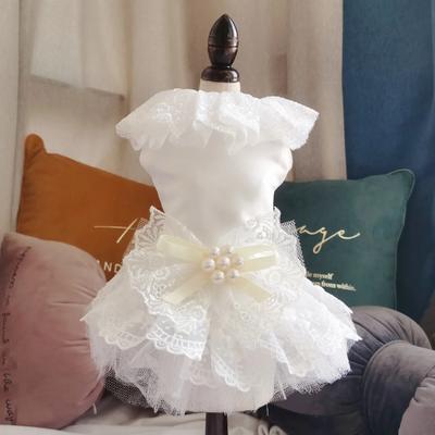 Pet Factory Direct Sales Supplies Wholesale Dog Wedding Dress Skirt Clothing Clothing Toys  Plush