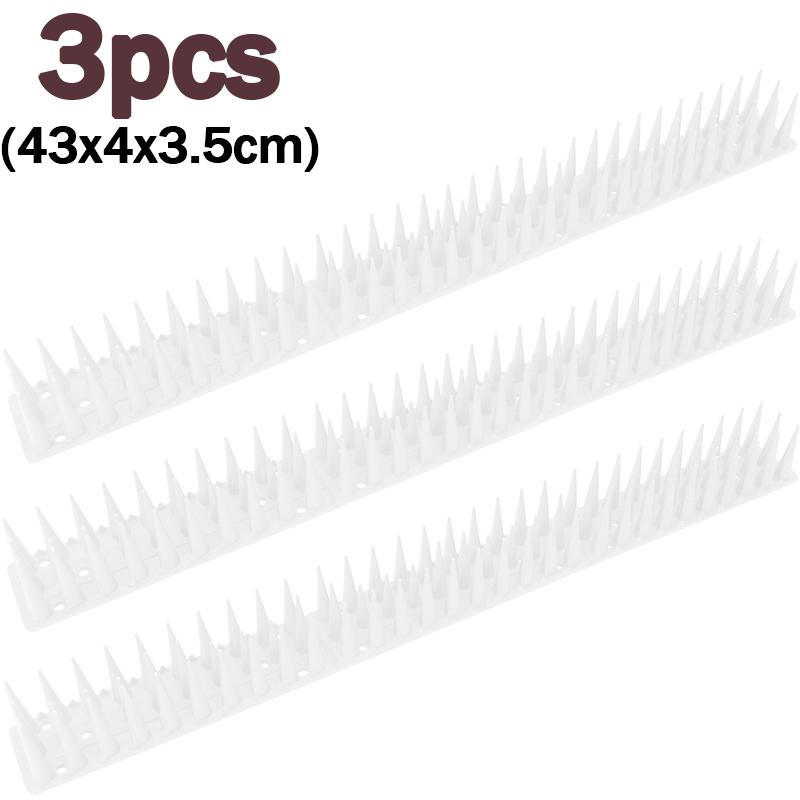 Plastic Bird Pigeon Spikes Outdoor Garden Roof Balcony Anti Climb Spikes Cat Repellent Spikes Pest Deterrent Fence Wall Traps