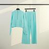Women's Fleece Half-Zip Hoodie Set: Versatile for Yoga, Cycling, and Casual Wear.