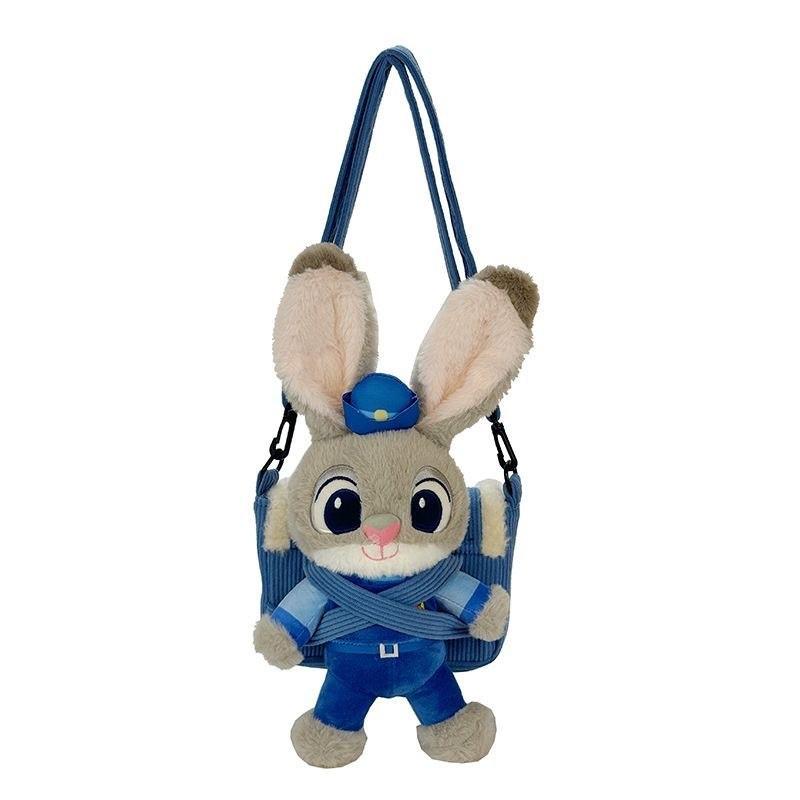Zootopia Judy Hopps Nick Wilde Cartoon Plüsch Umhängetasche Für Mädchen Mit Verstellbarem Riemen Und Stauraum