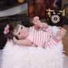 Bambola Reborn da 18 Pollici Full Silicone Vinile Vene Realistiche Bambina Neonato Bambola Per Bambini Regalo