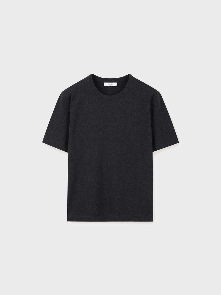 EDITION Men'S Pure Cotton Round Neck Short Sleeve Sweater_Neg2Er1941