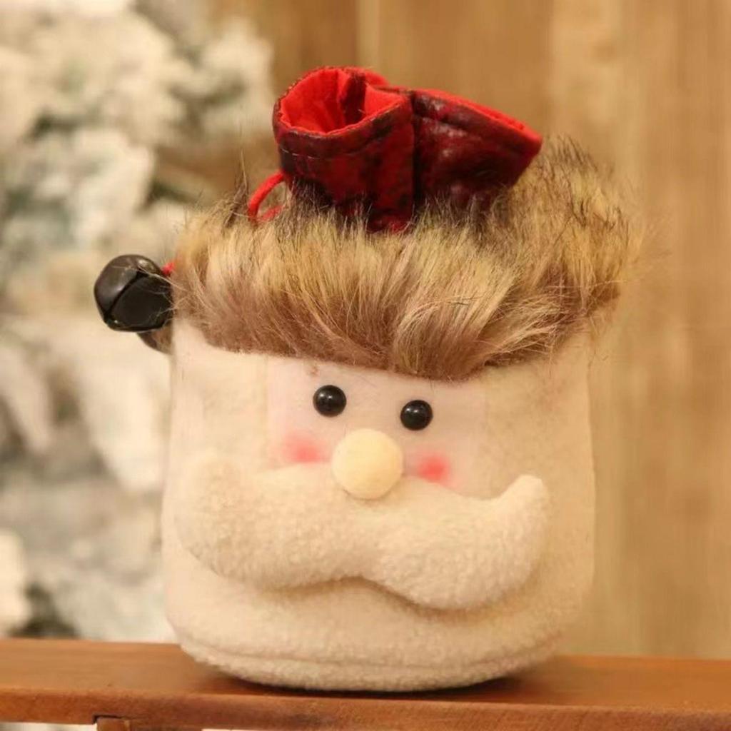 Christmas Decorations Candy Bag Gift Bag Old Man Snowman Elk Bag Christmas Tree Decoration Ready Stock