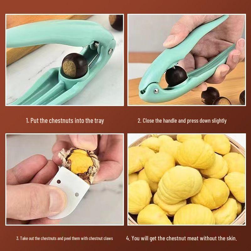 Chestnut & Walnut Peeling Scissors - Universal Shell Cutting Tool for Home Use.