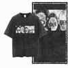 ZG Cool Printed Cotton Acid Washed Exclusive Graphic Unisex T Shirt Cool Vintage Streetwear Men Tshirts Big Size Tee for Men
