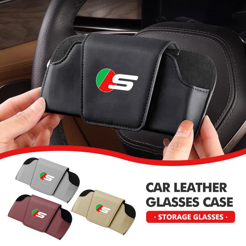 Car Glasses Case Sunglasses Storage Box Clip For Jaguar S-Type F-Type X-Type F-Pace I-Pace E-Pace XJR XE ZZ25