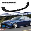 Para Mercedes Benz W206 Clase C Línea AMG 2022-2025 C200 C300 C400 Coche Parachoques Delantero Labio Divisor Spoiler Difusor Kit de Carrocería