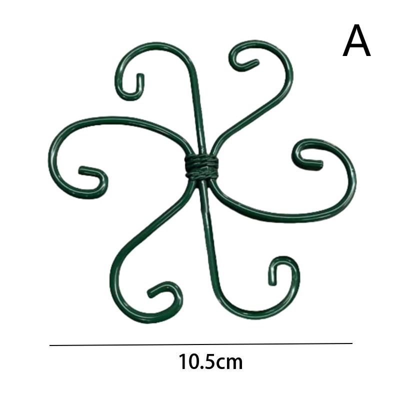Metal Plant Climbing Bracket Flower Shaped Plant Holding Fixing Clip Plant Vine Climbing Grapple Bracket Stem Finishing Period