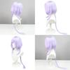 Genshin Impact Qiqi Zombie Cosplay Wig Long Purple Hair Halloween Party Prop