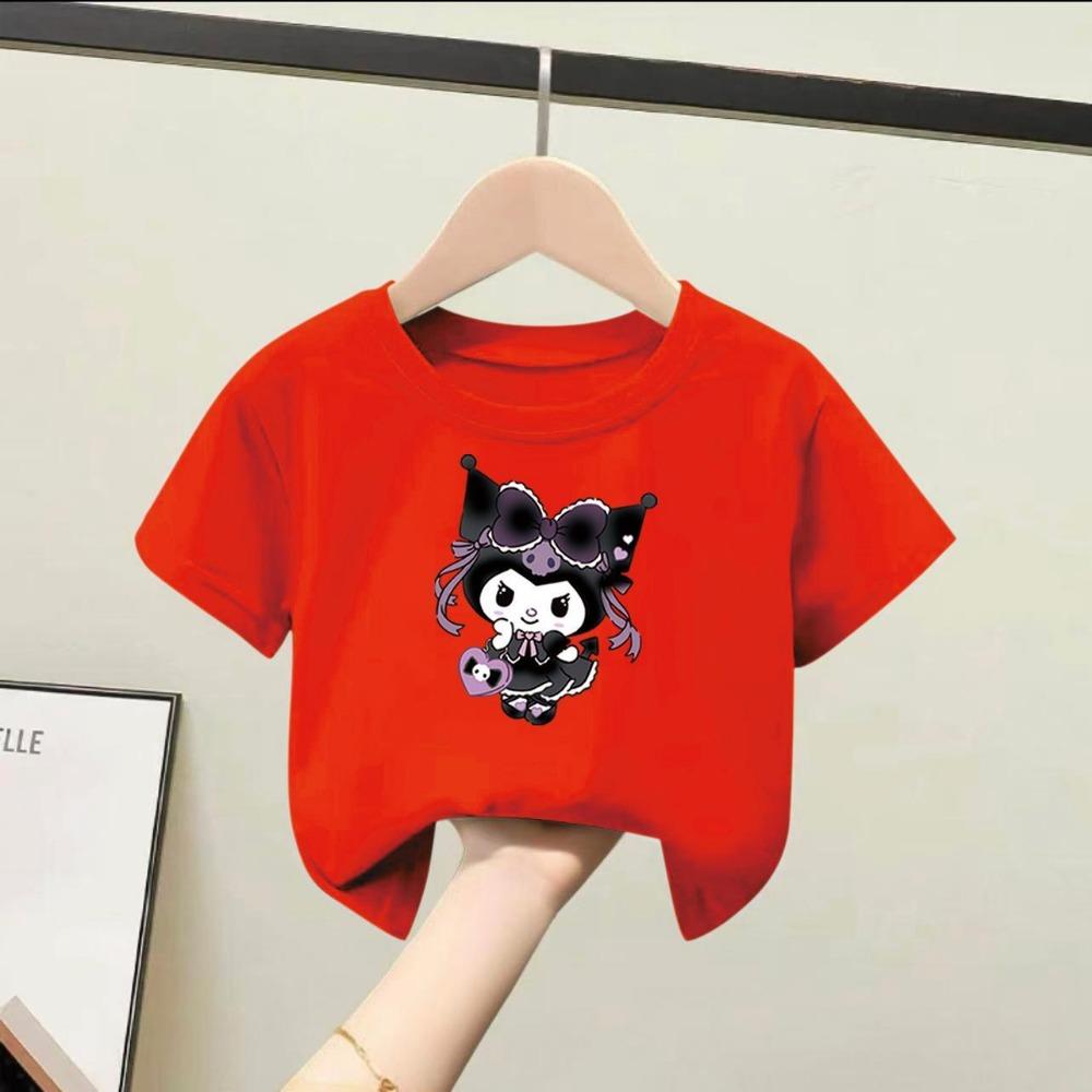 Children's T-shirt, round neck short sleeved soft and comfortable fabric
