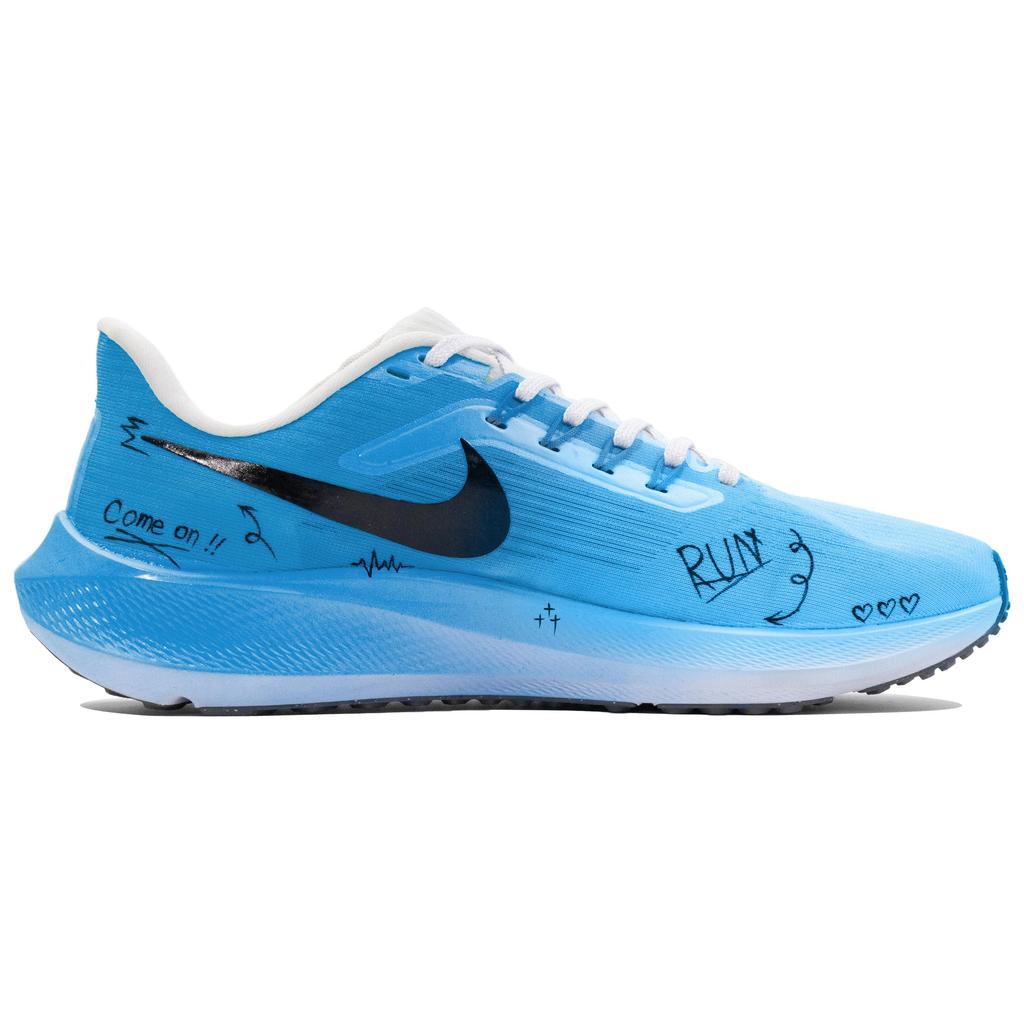 Nike Air Zoom Pegasus 39 Cushioning Slip Resistant Cushioning Slip Resistant Low top Running Shoes Men's Blue DH4071-100(Team874-39)