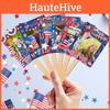 Theme Independence Day Flag Pattern Handheld Photo Frame Shooting Decor Prop