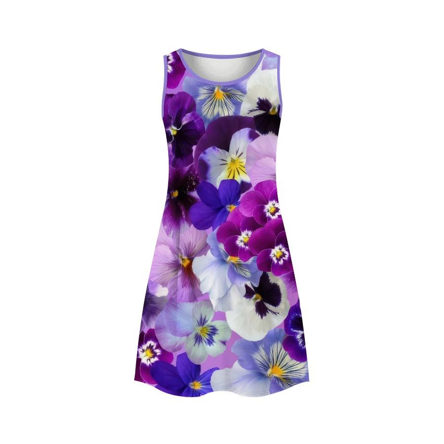 New Summer Collection for Women Featuring Stylish Printed Sleeveless A-Line Casual Spring And Summer Tank Dresses Y2k Clothes
